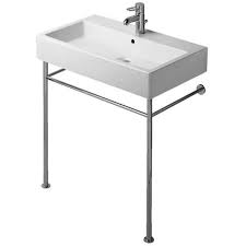 Duravit Vero Metal Pedestal Sink Base