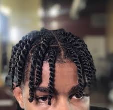 Check out these cool short, medium or long hairstyles for men with thick hair that are suitable for straight, wavy & curly hair, with beard or not. Men S Twist Mens Braids Hairstyles Twist Braid Hairstyles Dreadlock Hairstyles For Men