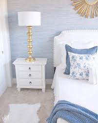 Ocean Cottage Coastal Blue Faux