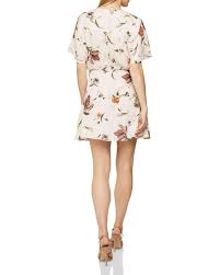 Reiss Ruby Floral Mini Dress In Floral White White Save