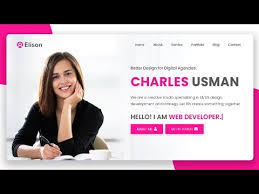 create personal using html css
