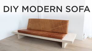 For this stunning transformation, be wise when choosing the building. Diy Modern Sofa How To Make A Sofa Out Of Plywood Youtube