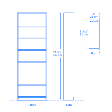 Ikea Billy Bookcases Dimensions Drawings Dimensions Guide