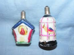 Figural Light Bulb Bird House