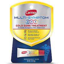 carmex multi symptom 3 in 1 cold sore