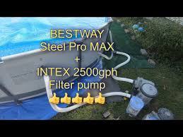 intex 2500gph filter pump bestway