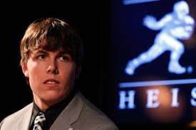 Kellen Moore of the Boise State University Broncos looks on during a press conference for Heisman Trophy candidates at The New York Marriott ... - Kellen%2BMoore%2B2010%2BHeisman%2BTrophy%2BPresentation%2BqPcaFYKSobkl