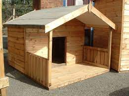 Dog House With Covered Porch Maison