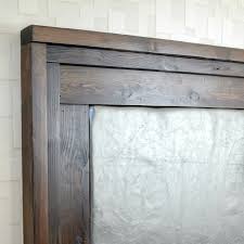 Flip the entire headboard over, and place your 1 x 4 pieces on the inside of the frame. Diy Upholstered Headboard With Wood Frame The Handyman S Daughter