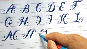 fancy alphabet letters calligraphy