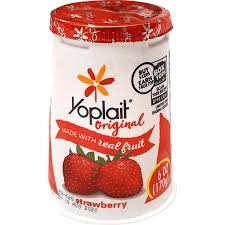 yoplait yogurt low fat strawberry 6