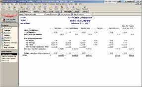 Sales Tax Liability Report Vs Profit Loss