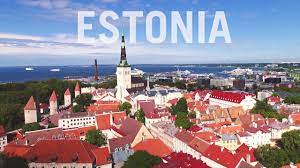beautiful estonia drone the globe