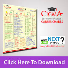 Cigma Career Chart After 12th What Next In India