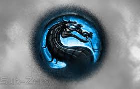 Two vector images for gaming logo with dragon head. Wallpaper Logo Blue Logo Mortal Kombat Images For Desktop Section Igry Download