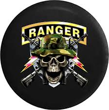 United states army rangers and transparent png images free download. Jeep Wrangler Spare Tire Cover With Army Ranger Skull Tire Cover Pro Tirecoverpro