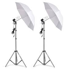 Details About Emart Photography Umbrella Lighting Kit 400w 5500k Photo Portrait Continuous