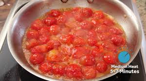 easy pasta with cherry tomato sauce