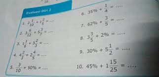 Kunci jawaban buku paket senang belajar matematika kelas 5 sd/mi halaman 26, 27, 28, 29, 30, 32, 33 kurikulum 2013 revisi 2018. Evaluasi Diri 2 Pakai Cara Brainly Co Id