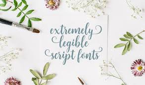 There are plenty of amazing font sites with the calligraphy or script categories, such as dafont, fontspace, fonts2u, and many more. 30 Extremely Legible Script Fonts Creative Market Blog