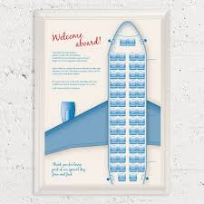 Retro Plane Seating Chart In 2019 Seating Chart Wedding