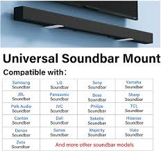 Universal Soundbar Bracket Mount For