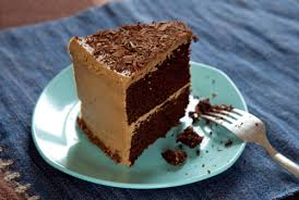 chocolate birthday cake with espresso