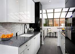 white tile floor kitchen ideas
