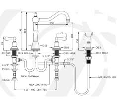 Single bowl kitchen sink with garbage disposal and dishwasher the plumbing a double sink with disposal and dishwasher mycoffeepot org image result for under sink plumbing diagram with. Perrin And Rowe Alsace Kitchen Sink Mixer Tap With Lever Handles 4771cp