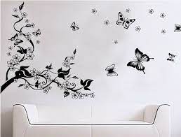Erfly Wall Decals Black White