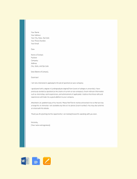 55 Cover Letter Templates Pdf Ms Word Apple Pages