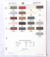 1988 Dodge Truck Ppg Color Paint Chip