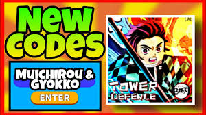 All demon tower defense codes list. Muichirou Gyokko Update All Working Codes Demon Tower Defense Roblox Demon Tower Defense Codes Youtube