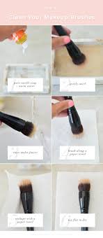 how to clean your makeup brushes at