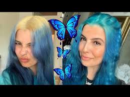 hair and how to dye your hair blue