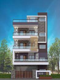 stilt 3 floor house plan at rs 18000