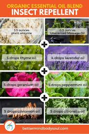 essential oil bug repellent recipes