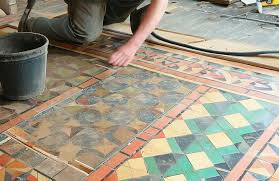 re and maintain victorian floor tiles