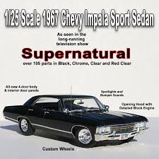 amt 1 25 supernatural 1967 chevy impala