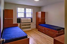 a dorm room