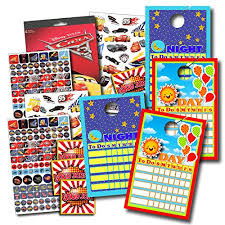 Favorite Character Reward Charts Bundle With Stickers Kids