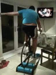 Spinning bike nackt gif