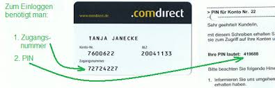Comdirect bank is the internet subsidiary of commerzbank, and is one best bank account in germany and also a market leaders among online brokers active in germany. Pin Andern Bei Der Comdirect Online Banking Anleitung