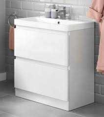 Bathroom tower cabinets are bathroom storage solutions designed to keep linens, towels, and toiletry items organized. Bathroom Vanity Basin Unit Sink Storage Cabinet Freestanding 800mm