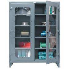 strong hold stainless clear view cabinet