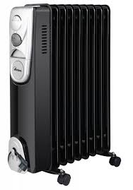 Ardes Oil Radiator Heater 9fins Black