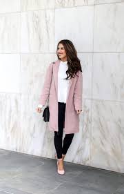 Classic Pink Coat And A Style For The