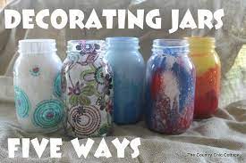 Mason Jar Decorations Decorated Jars