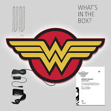 Some logos are clickable and available in large sizes. Dc Comics Wonder Woman Led Logo Light Large