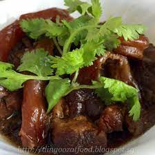 braised meat with pork tendons